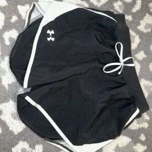 Under Armour Black and Gray Athletic Shorts